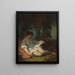 Readers in a Park - Louis Antoine Estachon — framed artwork on a wall