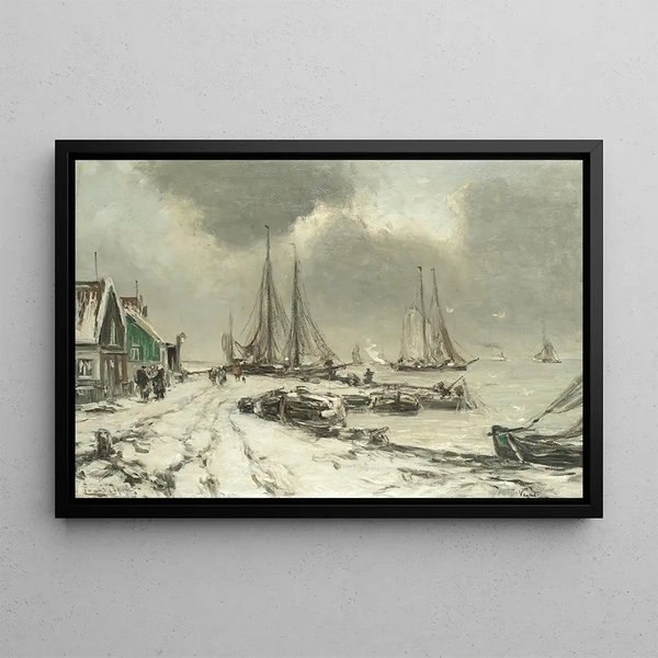 Volendam - Louis Apol — framed artwork on a wall