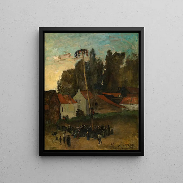 Escalader le pôle - Louis Artan — framed artwork on a wall