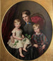 Mme Fehling with her children - Louis Asher — artwork view