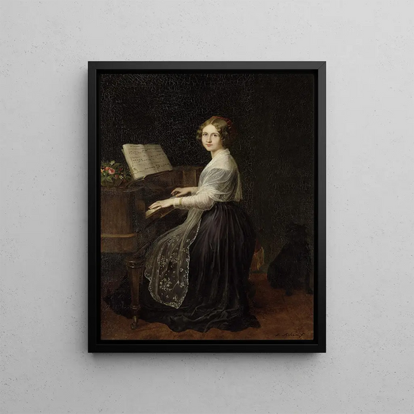 Jenny Lind 1820-1887 - Louis Asher — framed artwork on a wall