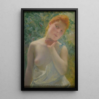 Lt - Louis Auguste Girardot — framed artwork on a wall