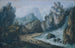 Torrent and waterfall in the Alps - Louis Bélanger — artwork view