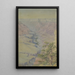 Large Canyon Painting - Louis Benton Akin — framed artwork on a wall