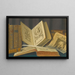 Excepté un homme vivant, il n'y a rien de plus merveilleux que les livres - Louis Block — framed artwork on a wall