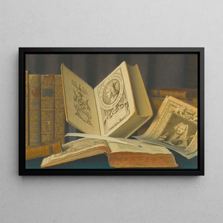 Excepté un homme vivant, il n'y a rien de plus merveilleux que les livres - Louis Block — framed artwork on a wall