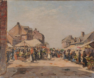 The Cayeux-sur-Mer Market - Louis Braquaval — artwork view