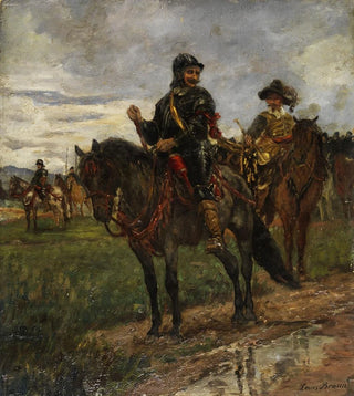 Louis Braun - Geharnischte Reiter.webp