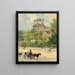La Place du Louvre - Louis Broud — framed artwork on a wall