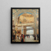 the central dome of the machinery gallery, the 1889 Universal Exposition - Louis Broud — framed artwork on a wall