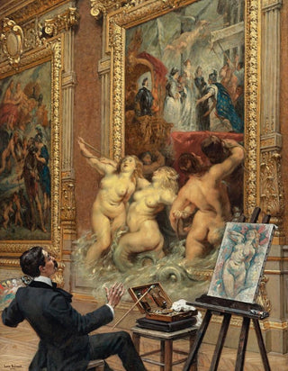 Louis Broud - Les Joies De Linondation Dans La Galerie Mdicis.webp