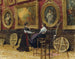 Les Copistes at the Louvre Museum - Louis Broud — artwork view
