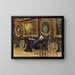 Les Copistes at the Louvre Museum - Louis Broud — framed artwork on a wall