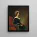 Dame au turban ou portrait de Madame Moritz Koenigswarter et Cécilia Wertheimer - Louis Camille Muraton — framed artwork on a wall