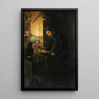 The Photographer - Louis Camille Muraton — framed artwork on a wall