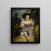 Leopoldine Hugo, at the age of four - Louis Candide Boulanger — framed artwork on a wall