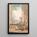 Étienne Laurault de Foncemagne at a writing desk - Louis Carrogis Carmontelle — framed artwork on a wall