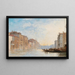 Le Grand Canal Venise - Louis Claude Mouchot — framed artwork on a wall