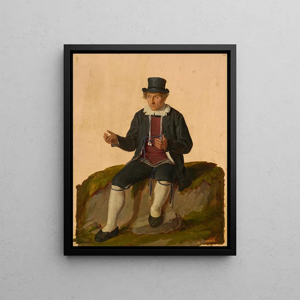 Homme de Hauenstein - Louis Coblitz — framed artwork on a wall