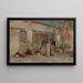Moroccan Scene Painting - Louis Comfort Tiffany — framed artwork on a wall