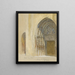 Senlis June 26th 91 - Louis Comfort Tiffany — framed artwork on a wall