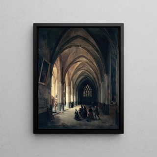 Louis Courtin - Vue intrieure de lglise SaintBenotleBestoun la nef mridionale.webp