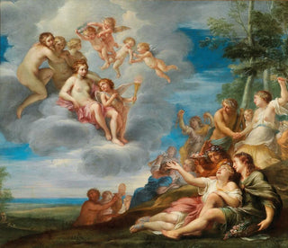 Venus and Apollo with the Muses - Louis Cousin — artwork view