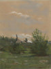 Landscape with Trees and Houses - Louis Debras — artwork view