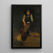 Au poulailler - Louis Deschamps — framed artwork on a wall