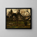 The orchard of the castle - Louis Dubois — framed artwork on a wall