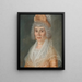 Marguerite Viger wife of Pierre Berthelet - Louis Dulongpré — framed artwork on a wall