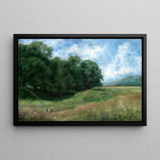 Louis Eysen - Feldweg bei Kronberg im Taunus.webp