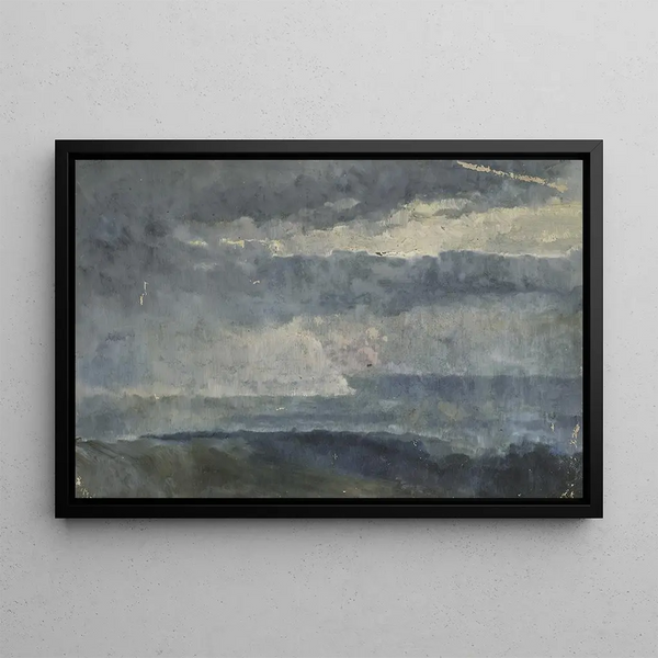 Study in Oil - Louis Eysen — framed artwork on a wall