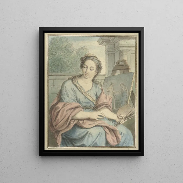 L'art de la peinture - Louis Fabritius Dubourg — framed artwork on a wall