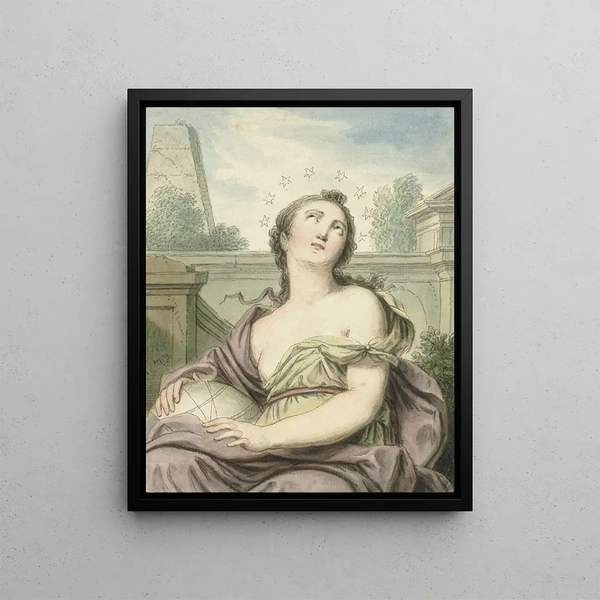 Astronomy Painting - Louis Fabritius Dubourg — framed artwork on a wall