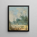 Two views of the Saint-Cloud park - Louis Gabriel Moreau — framed artwork on a wall