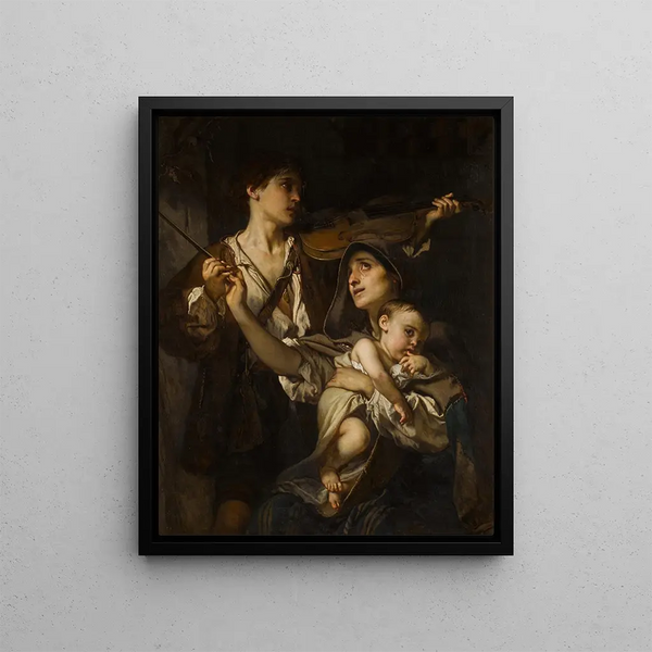 Maternité - Louis Gallait — framed artwork on a wall