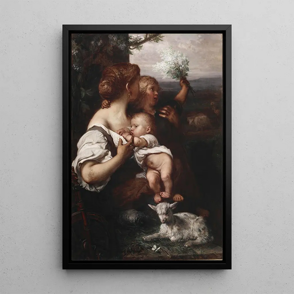 Peace - Louis Gallait — framed artwork on a wall