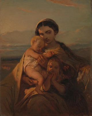 Louis Gallait - The Evening le soir.webp