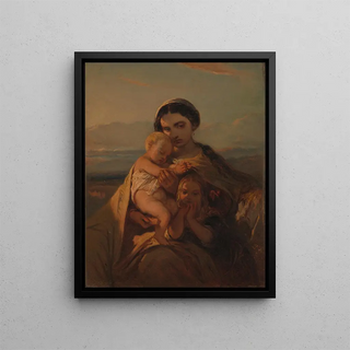 Louis Gallait - The Evening le soir.webp