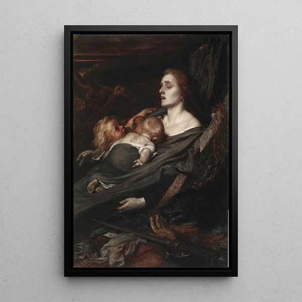 War - Louis Gallait — framed artwork on a wall