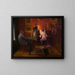 The Artist's Model - Louis Galliac — framed artwork on a wall