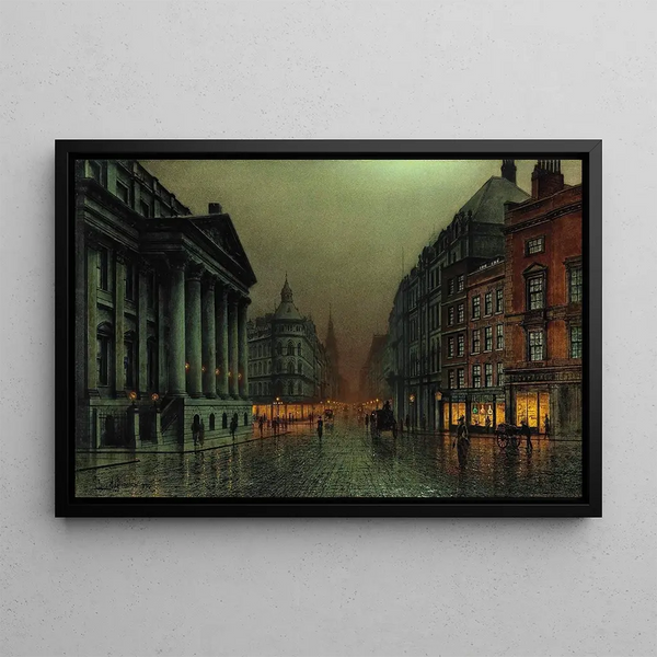 Le Mansion House Londres - Louis Grimshaw — framed artwork on a wall