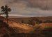 Landscape painting of moorland near Silkeborg in Jutland, Denmark - Louis Gurlitt — artwork view