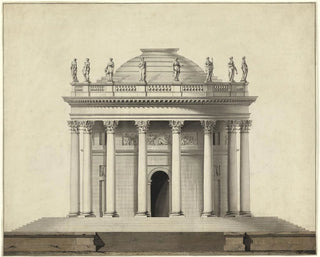 Classic Temple Painting - Louis Gustave Taraval — artwork view