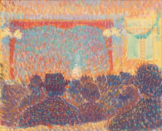 at the theater - Louis Hayet — artwork view