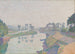 Banks of the Oise at dawn - Louis Hayet — artwork view