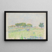 Les Sarcleurs - Louis Hayet — framed artwork on a wall