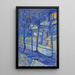 Night Landscape Painting - Louis Hayet — framed artwork on a wall
