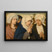 Les saintes femmes en route pour le Golgotha - Louis Hendrix — framed artwork on a wall